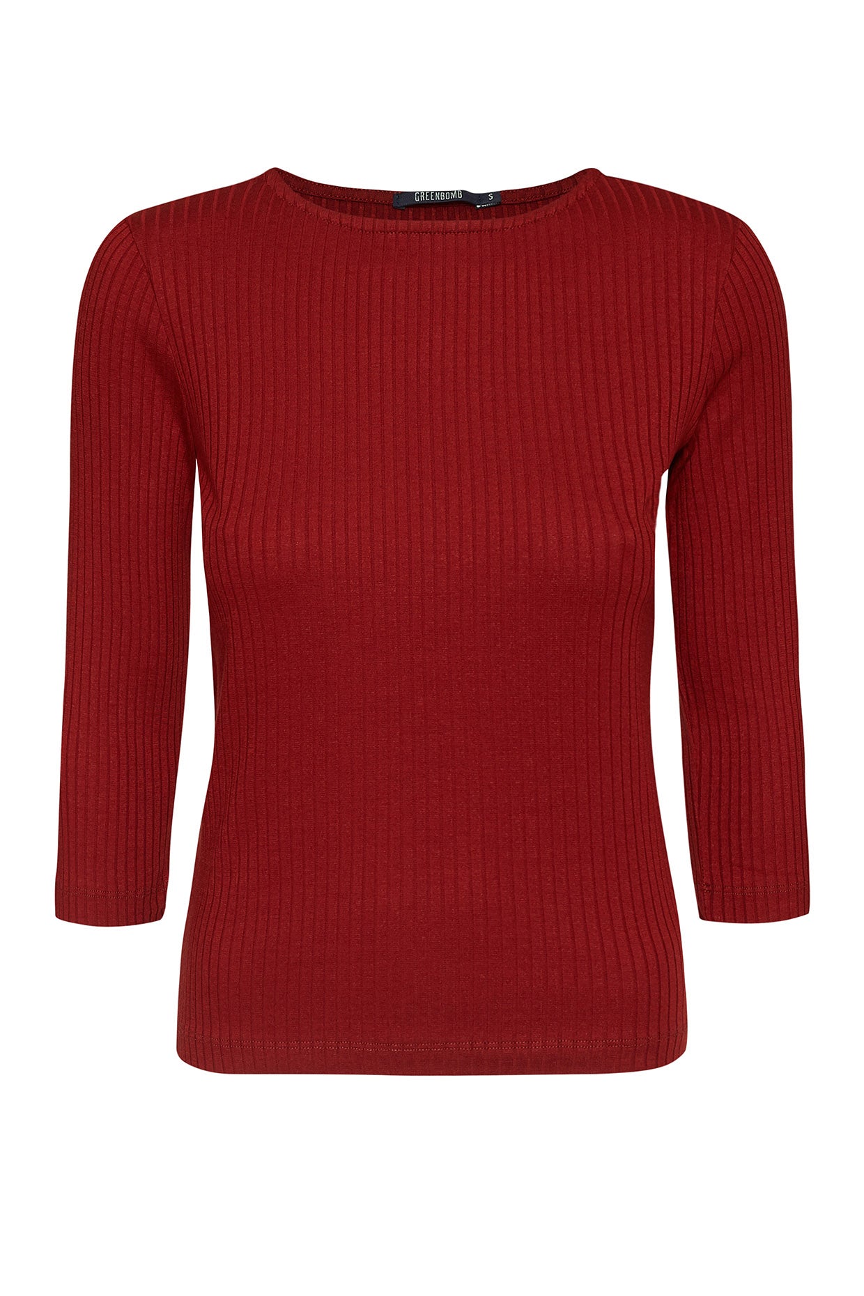 Winter Red: Sportliches Longsleeve aus LENZING™ TENCEL™ Mix für Damen [3162]