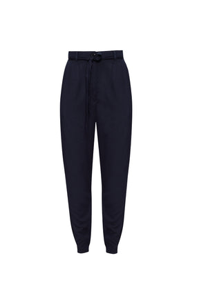 Schwarz:  Elegante Hose aus LENZING™ ECOVERO™ Mix für Damen [3237]