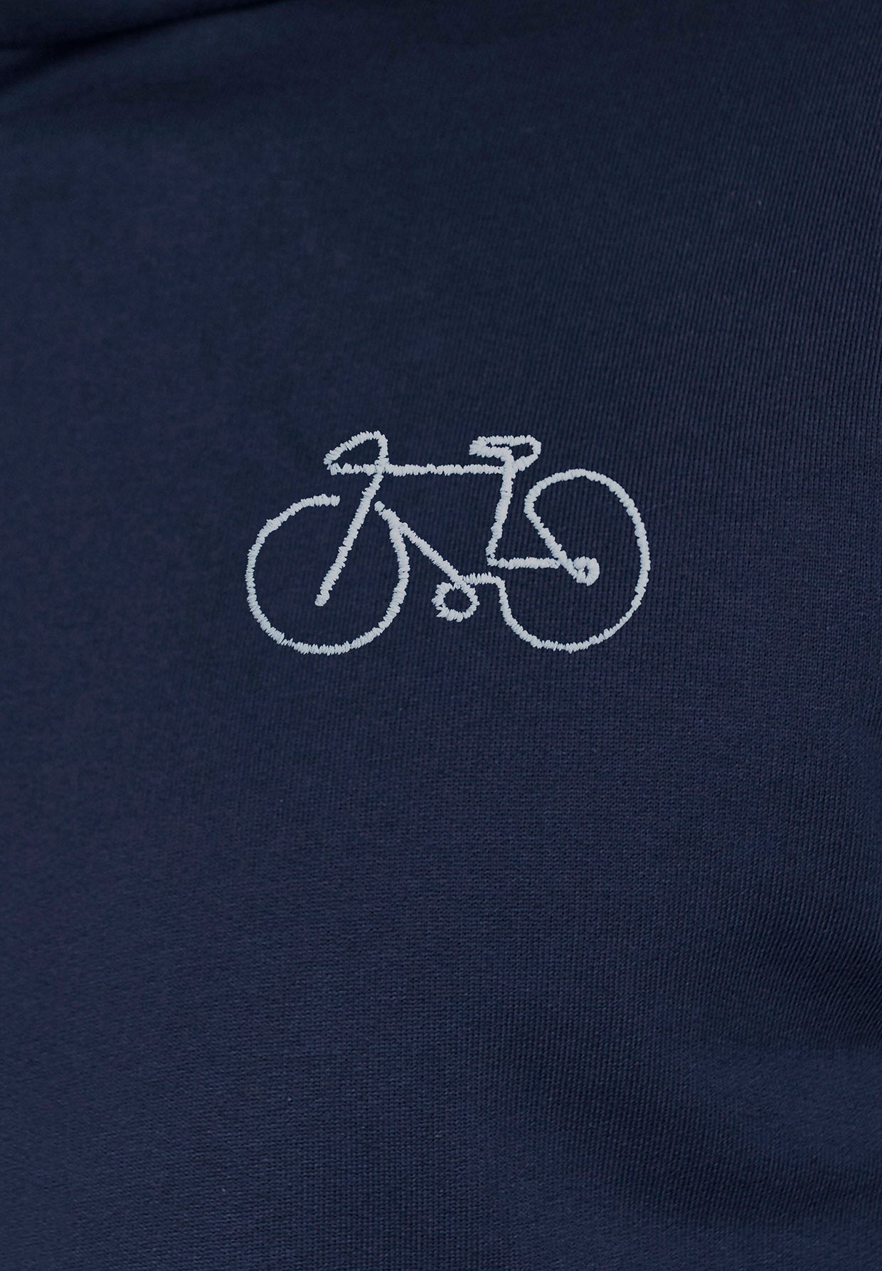 Navy: Kuschliger Hoodie aus Bio-Baumwolle für Herren [3479]