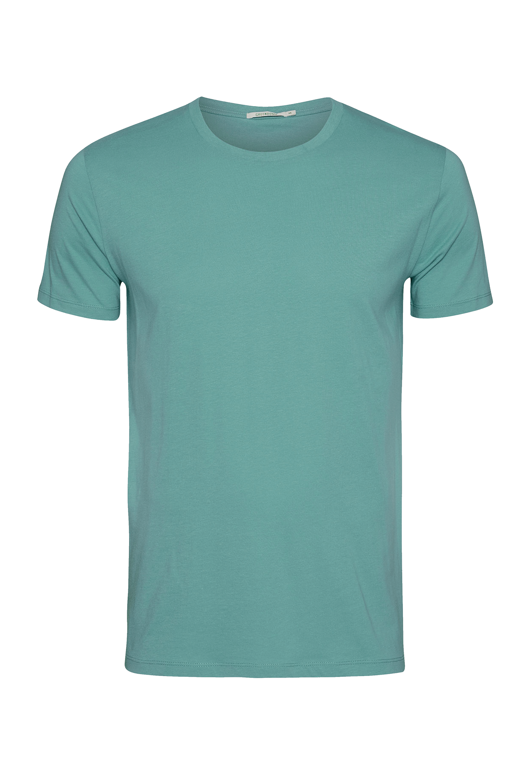 Turkis: Sportliches T-Shirt aus Bio-Baumwolle für Herren [3978]