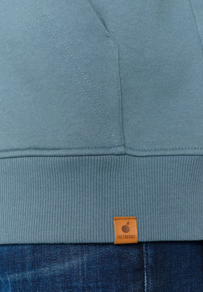 Thunder Grey: Entspannte Zipjacke aus Bio-Baumwolle für Herren [4138]