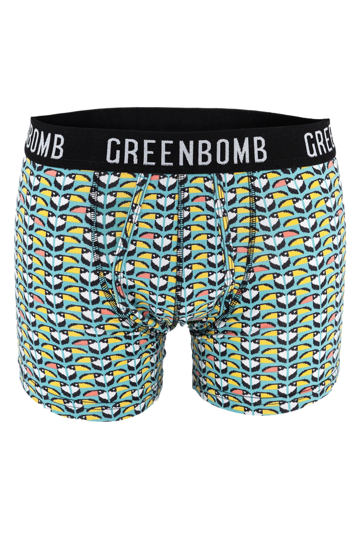 Turkis: Figurbetonte Trunk aus Bio-Baumwoll Mix für Herren [4214]