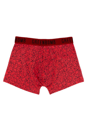 Red: Gemütliche Trunk aus Bio-Baumwoll Mix für Herren [4218]