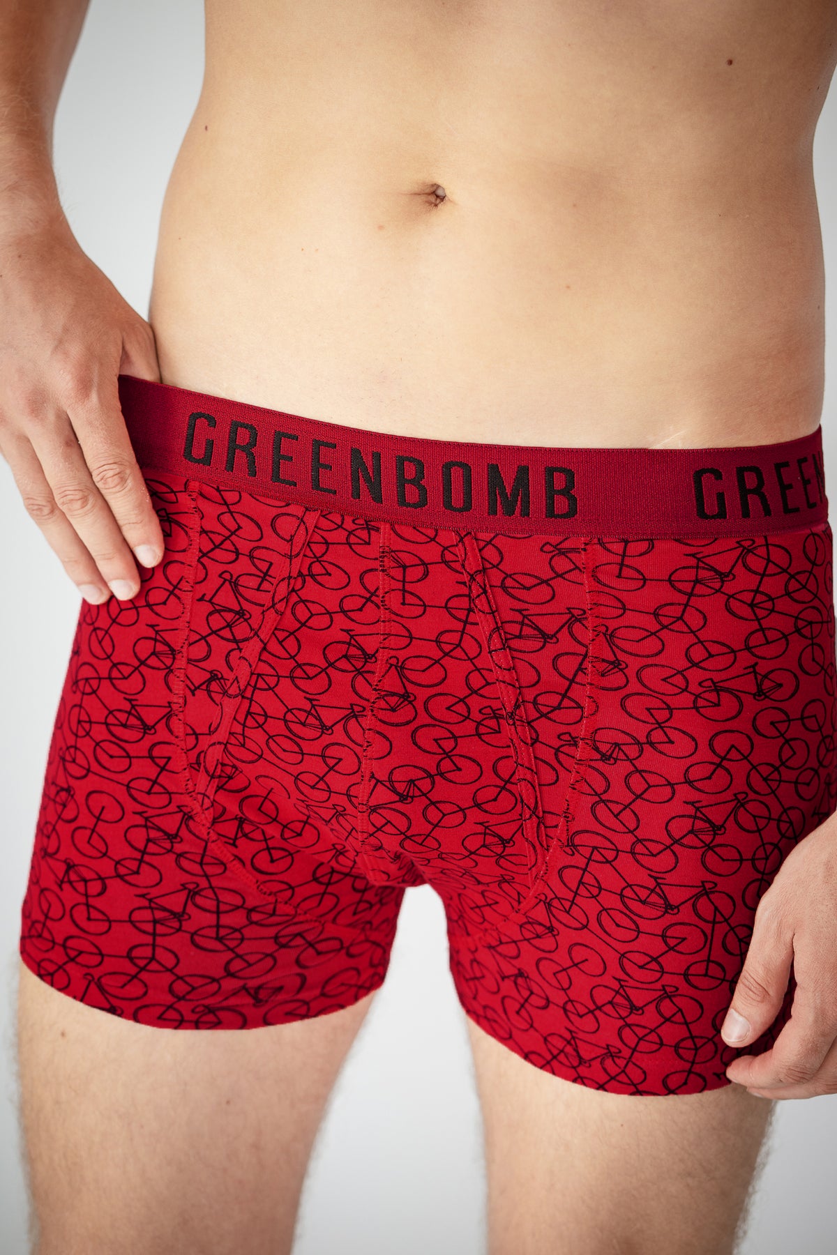Red: Gemütliche Trunk aus Bio-Baumwoll Mix für Herren [4220]