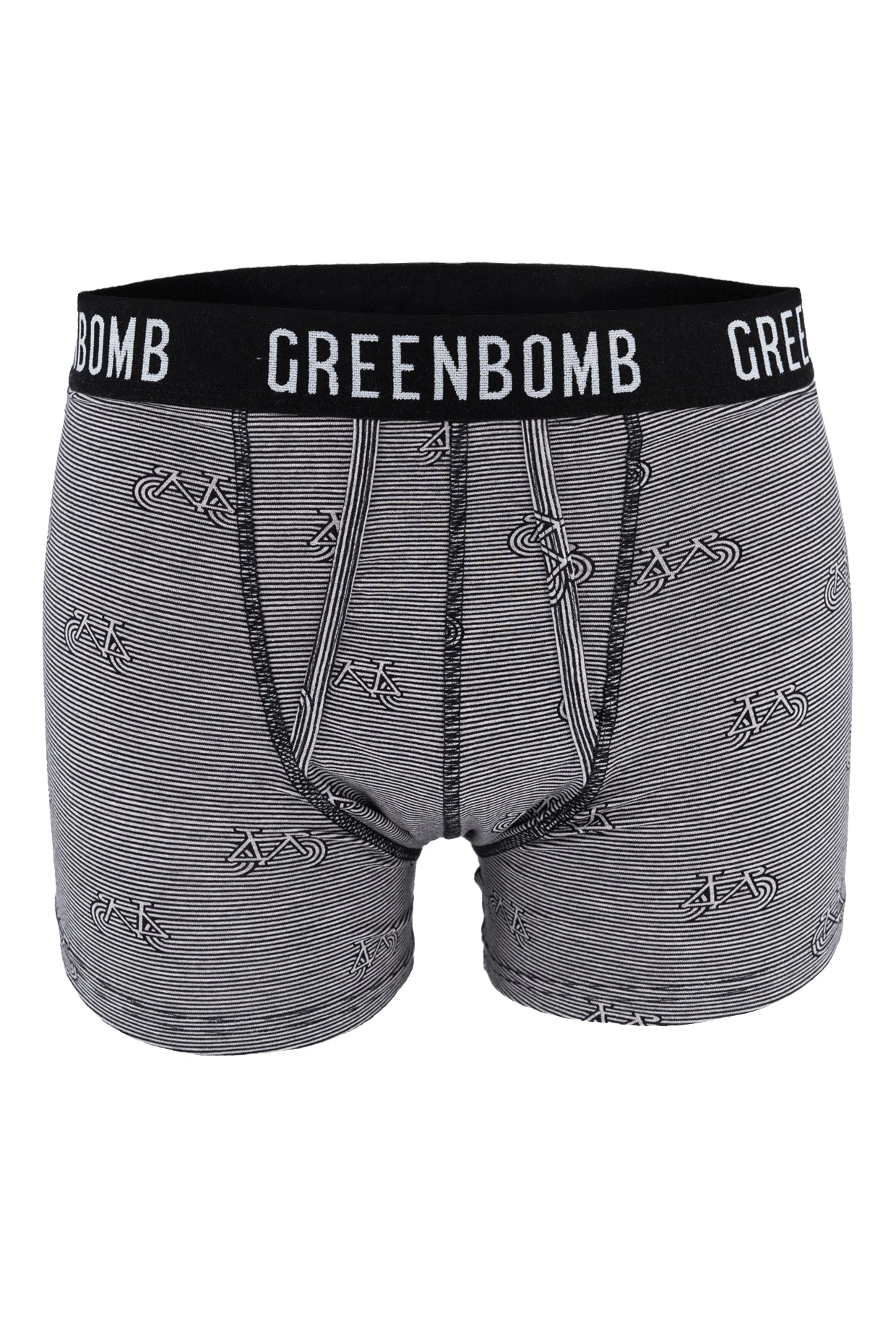 Heather Grey: Gemütliche Trunk aus Bio-Baumwoll Mix für Herren [4221]