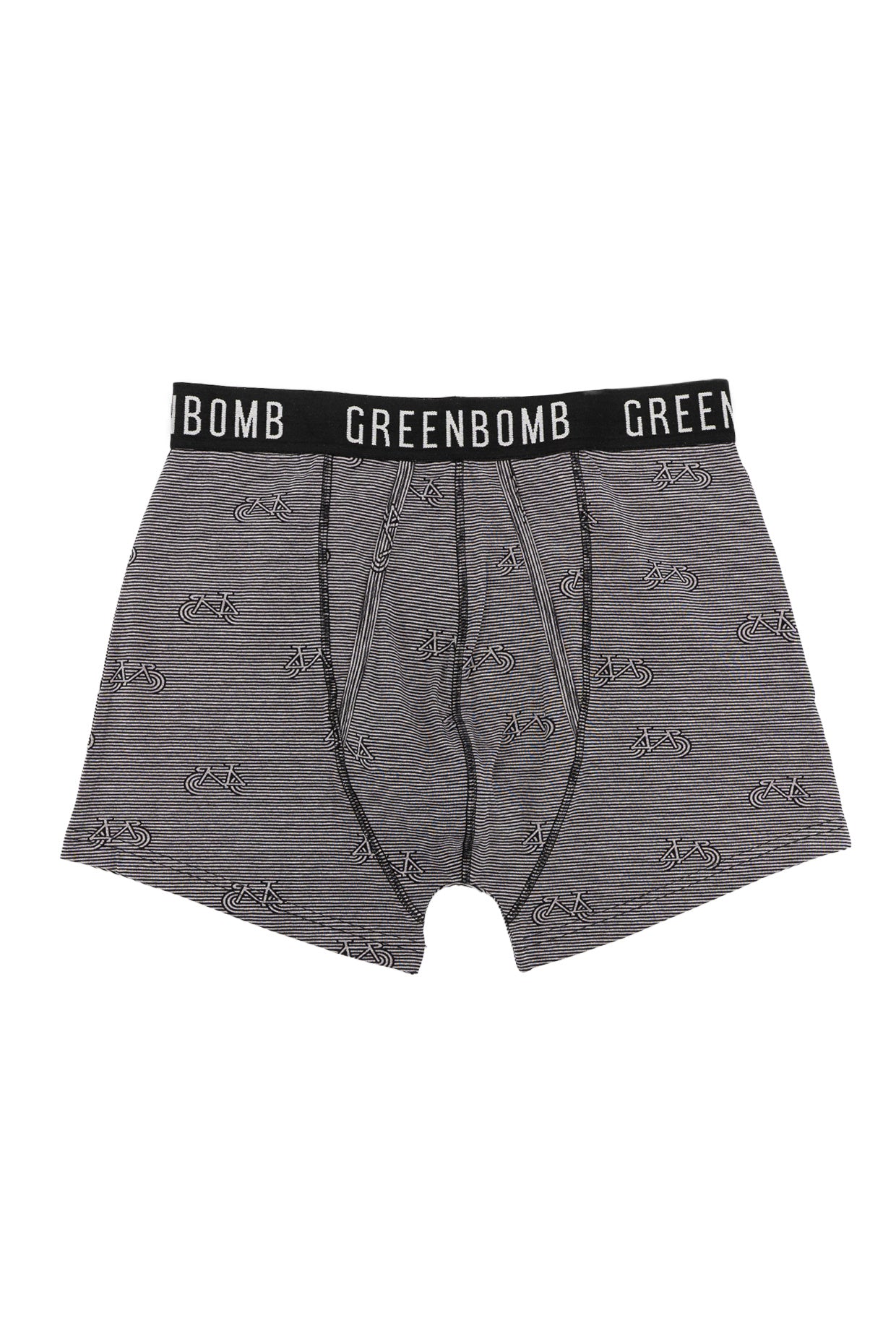 Heather Grey: Gemütliche Trunk aus Bio-Baumwoll Mix für Herren [4222]