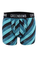 Mix Blue: Figurbetonte Trunk aus Bio-Baumwoll Mix für Herren [4229]