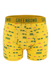 Yellow: Figurbetonte Trunk aus Bio-Baumwoll Mix für Herren [4233]