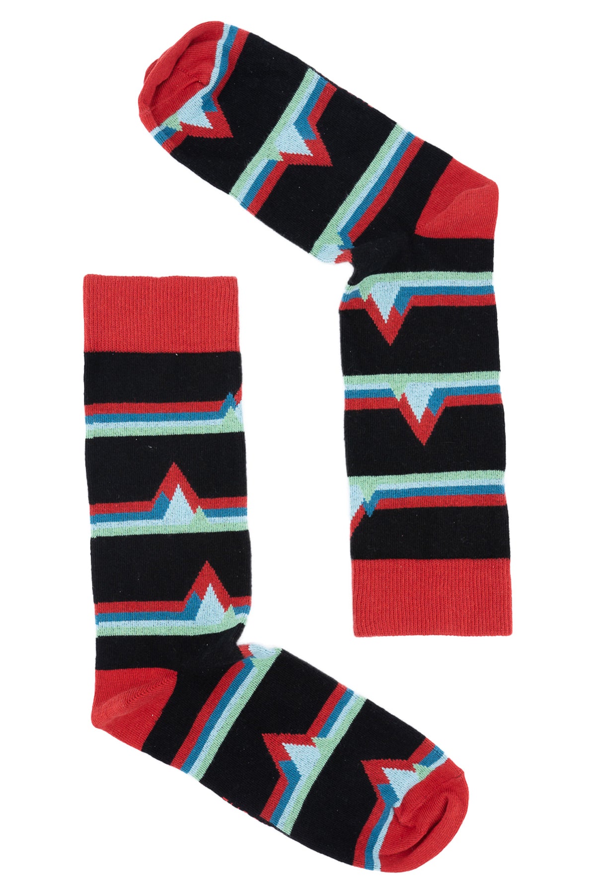 Black: Lässige Socken aus Bio-Baumwoll Mix für Unisex [4249]