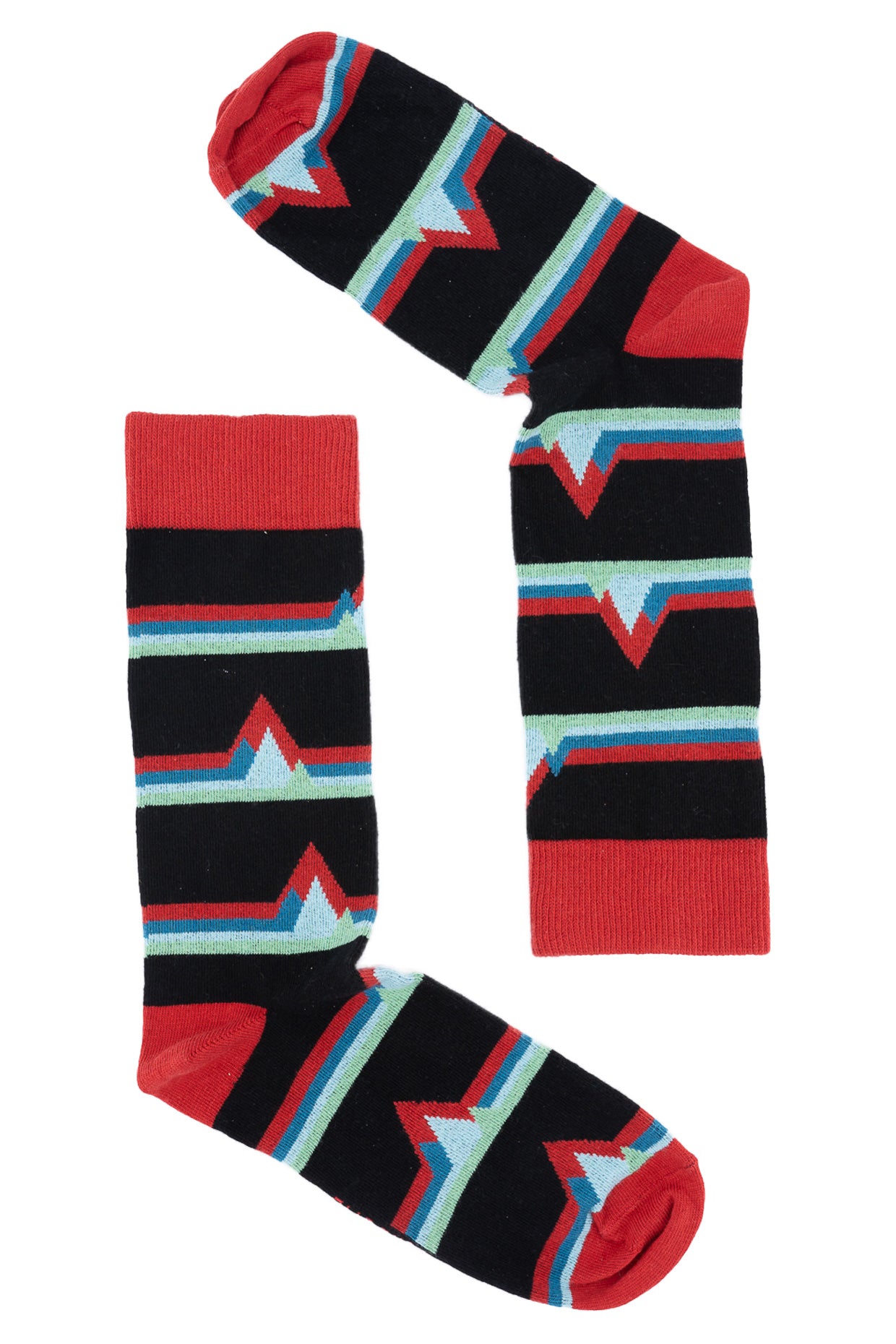 Black: Lässige Socken aus Bio-Baumwoll Mix für Unisex [4249]