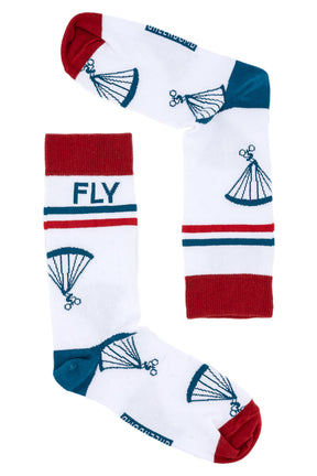 White: Lässige Socken aus Bio-Baumwoll Mix für Unisex [4286]