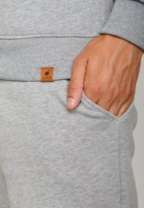 Heather Grey: Gemütliches Sweatshirt aus Bio-Baumwolle für Herren [4392]