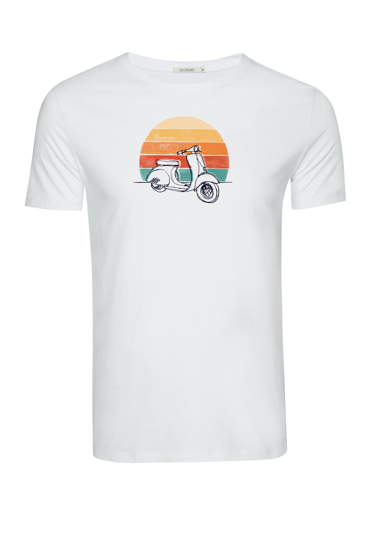 White: Sportliches T-Shirt aus Bio-Baumwolle für Herren [4618]