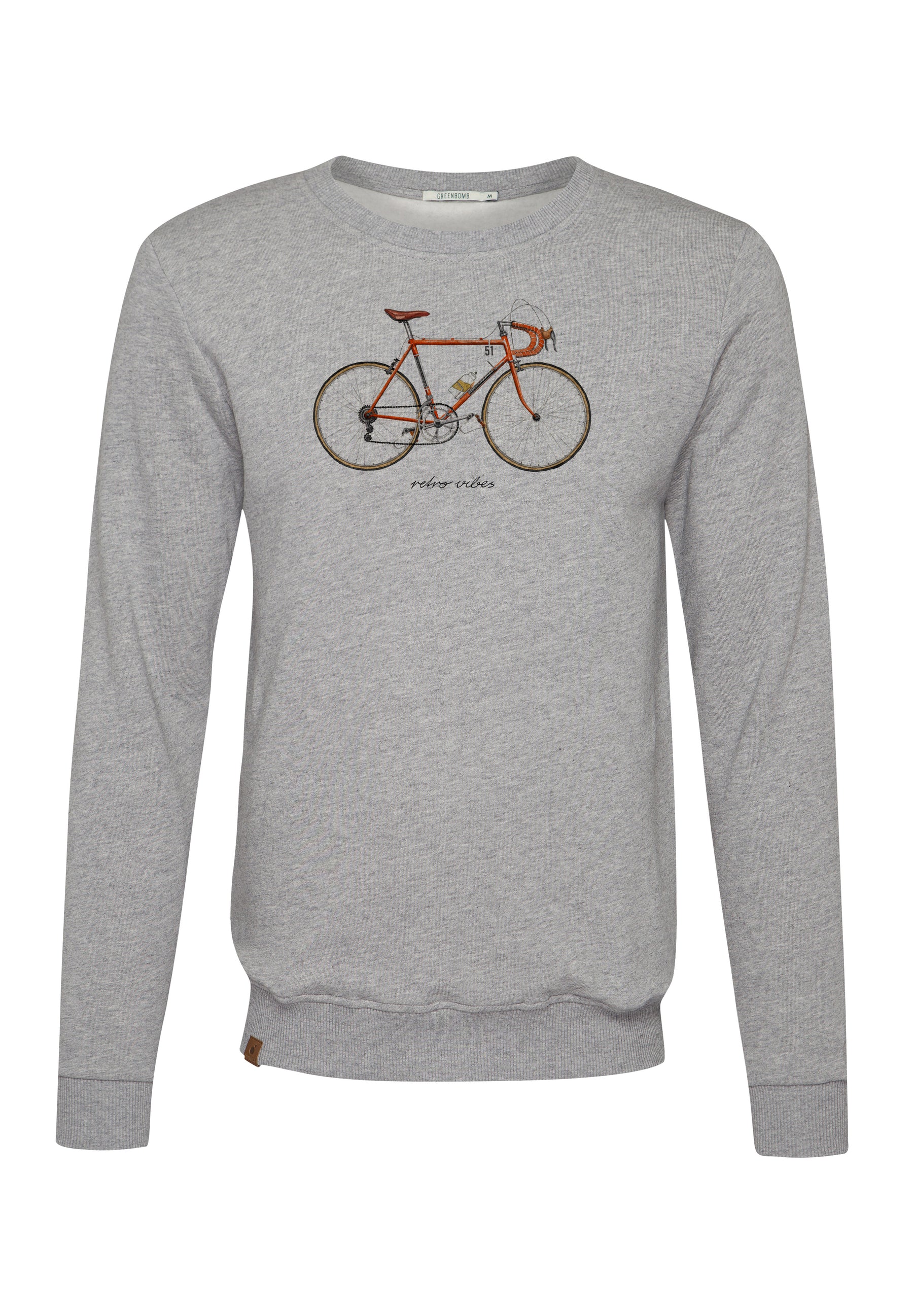 Grau:  Gemütliches Sweatshirt aus Bio-Baumwolle für Herren [466]