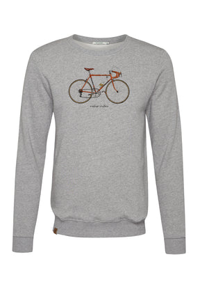 Grau:  Gemütliches Sweatshirt aus Bio-Baumwolle für Herren [466]