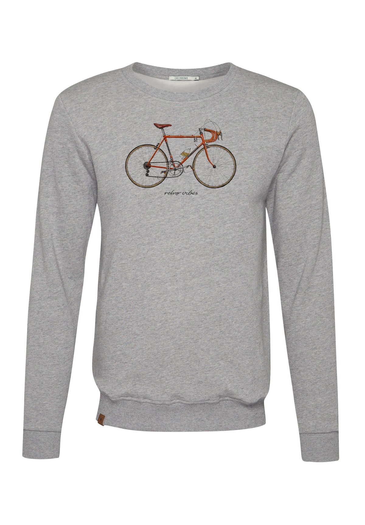 Heather Grey: Gemütliches Sweatshirt aus Bio-Baumwolle für Herren [466]