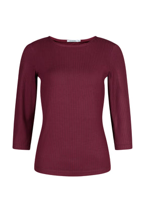 Roter Sportliches Longsleeve aus LENZING™ TENCEL™ Mix für Damen (69)