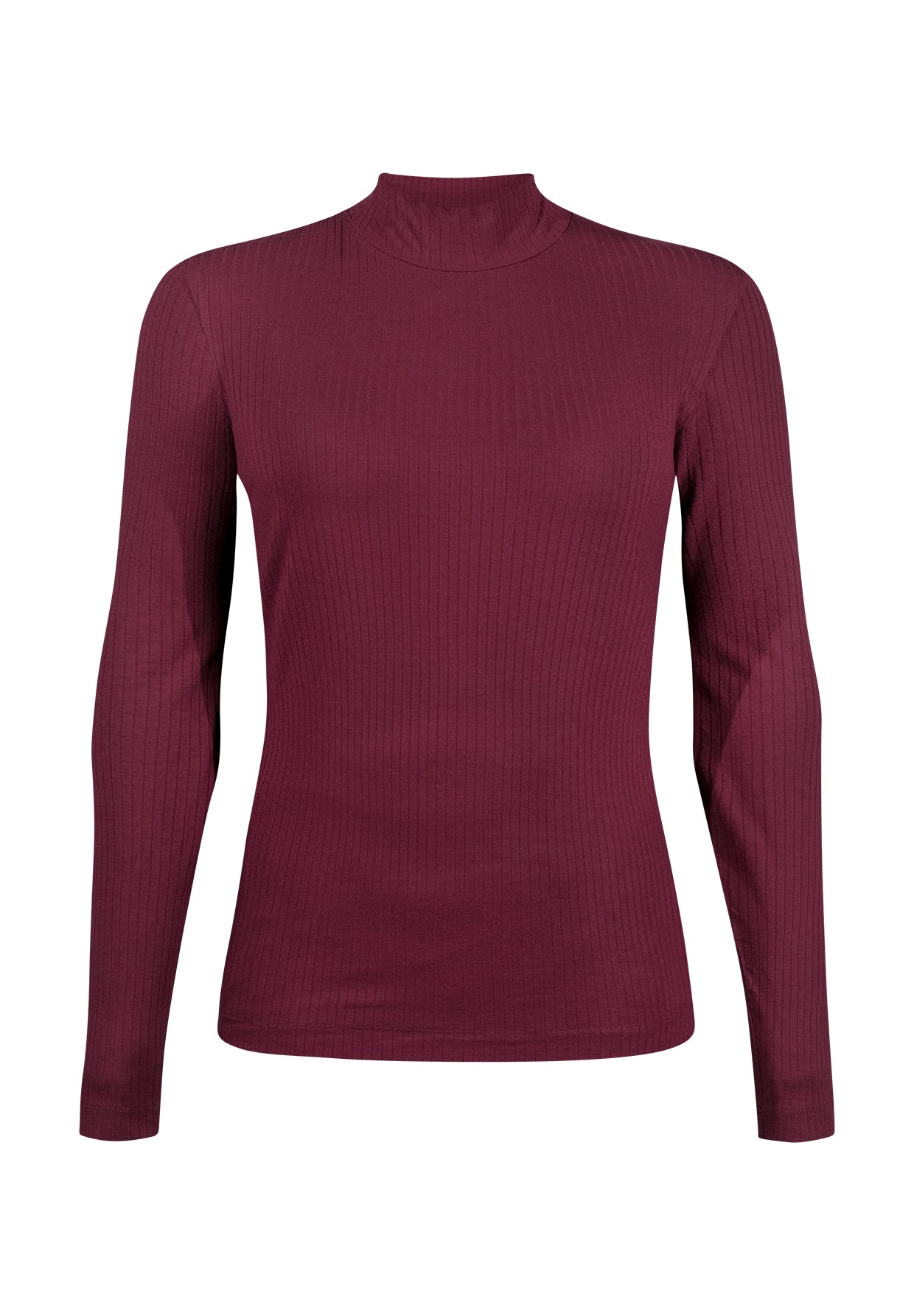 Roter Lässiges Longsleeve aus LENZING™ TENCEL™ Mix für Damen (37)