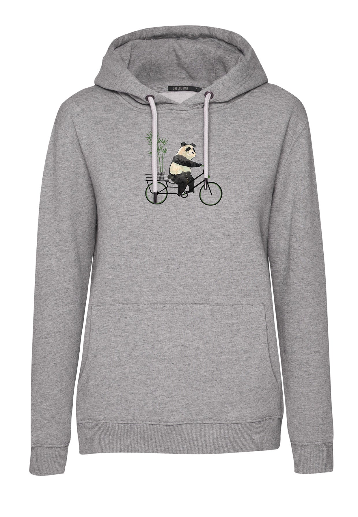 Heather Grey: Gemütlicher Hoodie aus Bio-Baumwolle für Damen [5275]