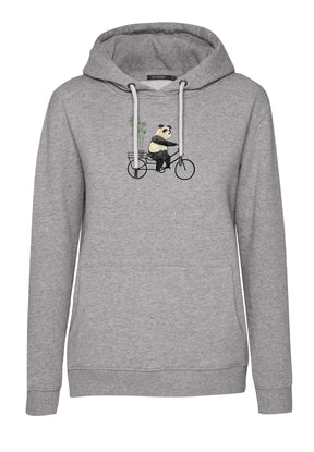 Heather Grey: Gemütlicher Hoodie aus Bio-Baumwolle für Damen [5275]