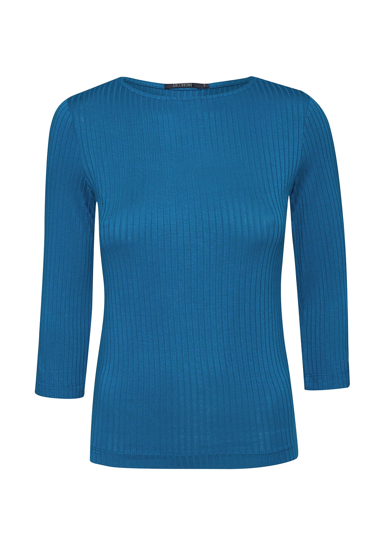 Paradise Blue: Sportliches Longsleeve aus LENZING™ TENCEL™ Mix für Damen [5891]