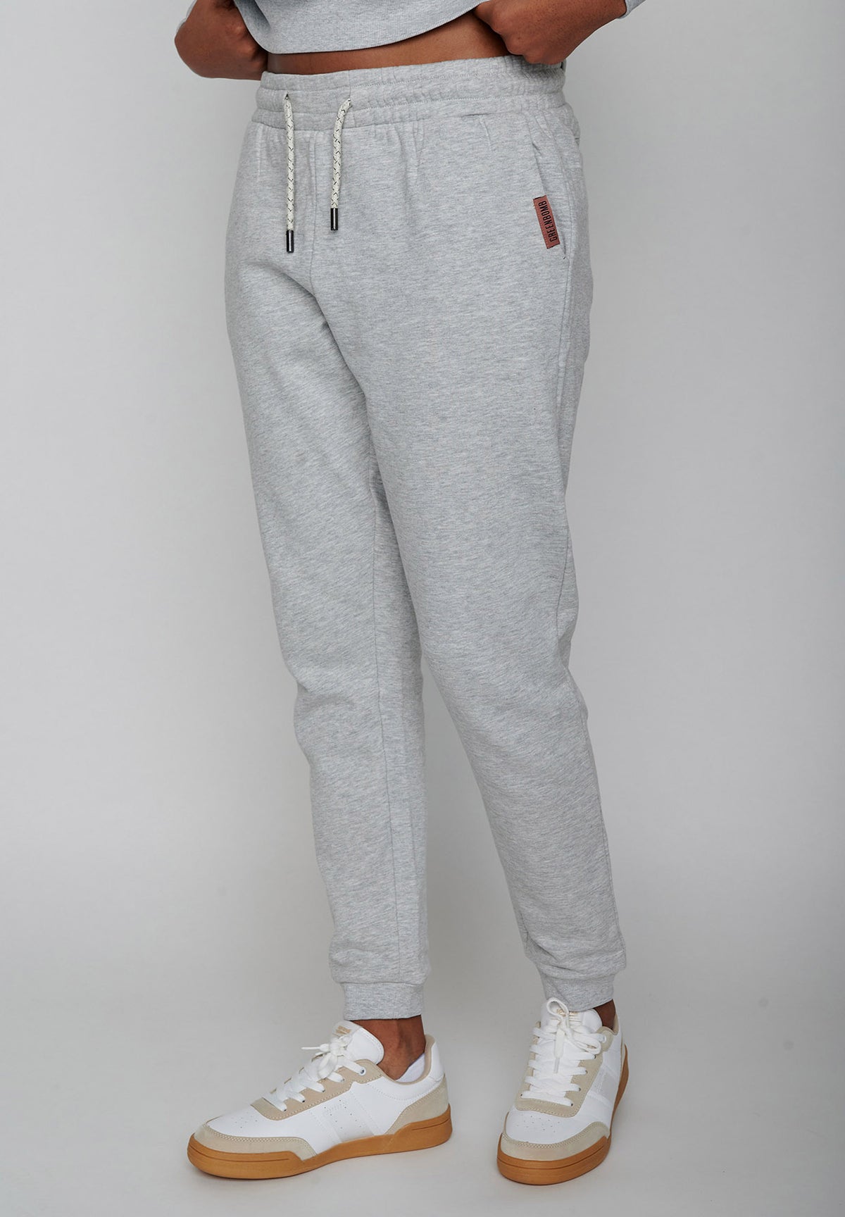 Heather Grey: Gemütliche Jogginghose aus Bio-Baumwolle für Damen [6119]