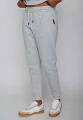 Heather Grey: Gemütliche Jogginghose aus Bio-Baumwolle für Damen [6119]