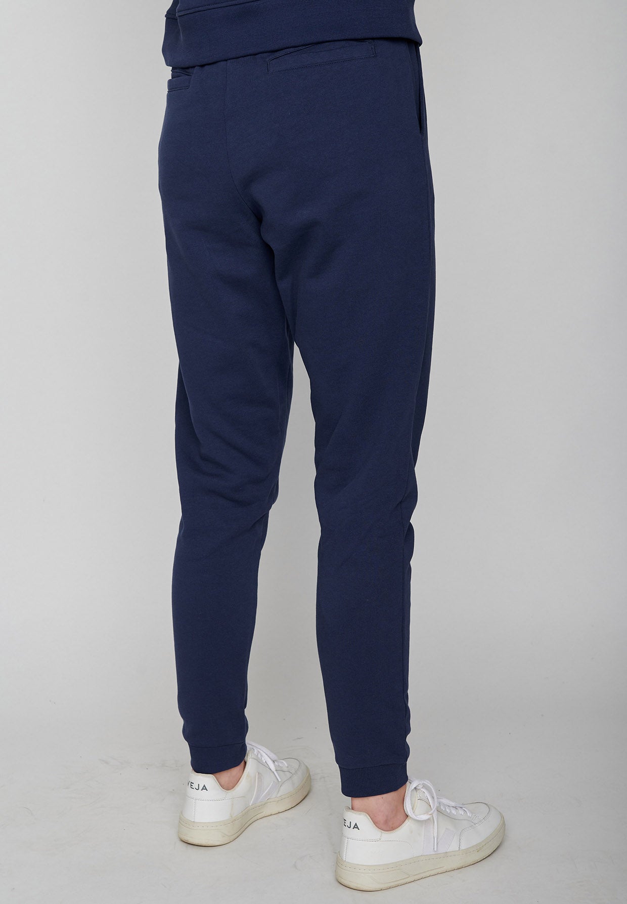 Navy: Gemütliche Jogginghose aus Bio-Baumwolle für Damen [6125]