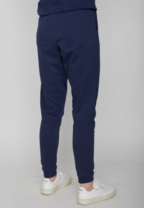 Navy: Gemütliche Jogginghose aus Bio-Baumwolle für Damen [6125]