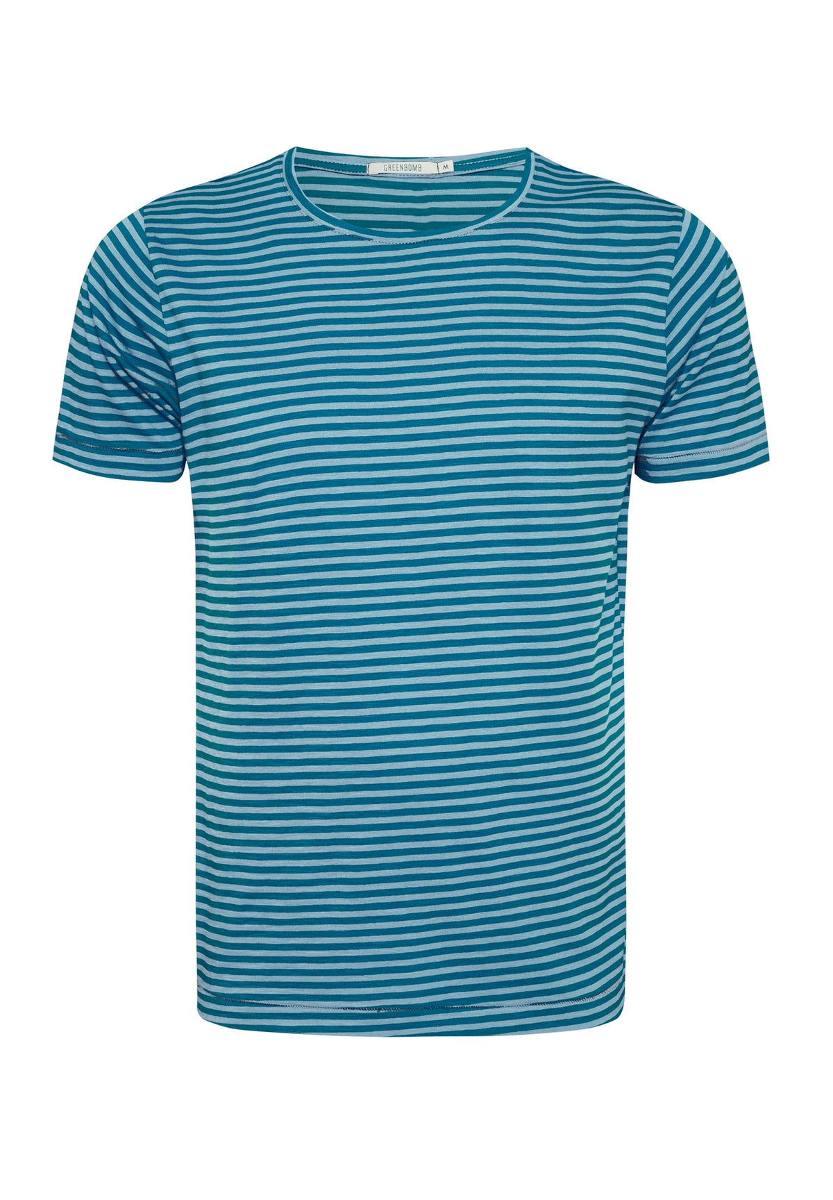 Sailor Blue Stripes: Sportliches T-Shirt aus Bio-Baumwolle für Herren [6161]