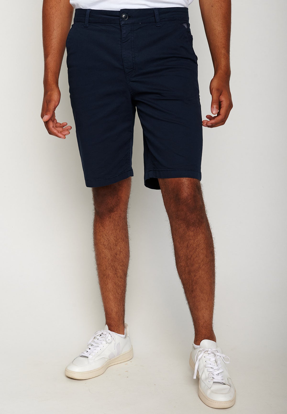 Blau:  Sommerliche Hose aus Bio-Baumwoll Mix für Herren [6240]