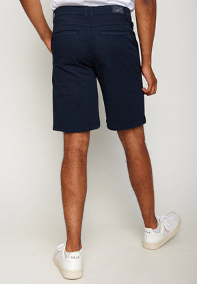 Navy: Sommerliche Hose aus Bio-Baumwoll Mix für Herren [6242]