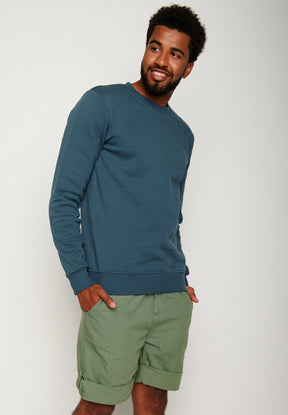 Blue Stone: Gemütliches Sweatshirt aus Bio-Baumwolle für Herren [6378]