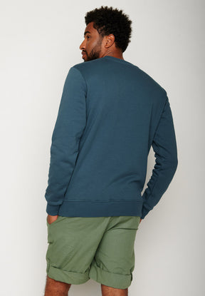 Blue Stone: Gemütliches Sweatshirt aus Bio-Baumwolle für Herren [6381]