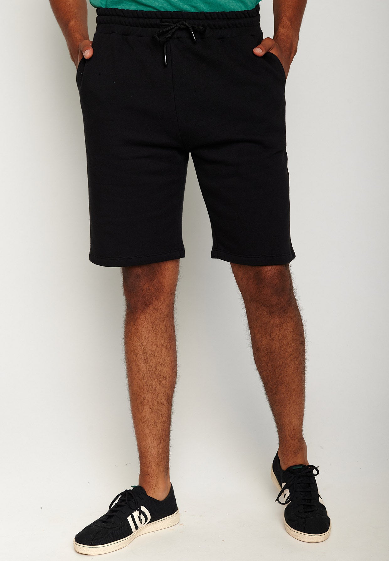 Black: Gemütliche Jogginghose aus Bio-Baumwolle für Herren [6413]