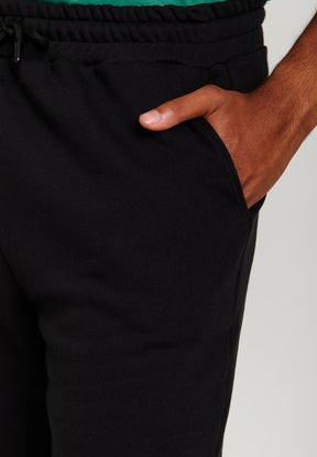 Black: Gemütliche Jogginghose aus Bio-Baumwolle für Herren [6414]