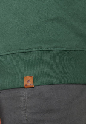 Bottle Green: Gemütliches Sweatshirt aus Bio-Baumwolle für Herren [6475]
