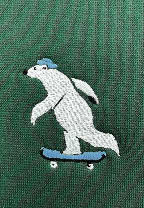 Bottle Green: Kuschliger Hoodie aus Bio-Baumwolle für Herren [6504]
