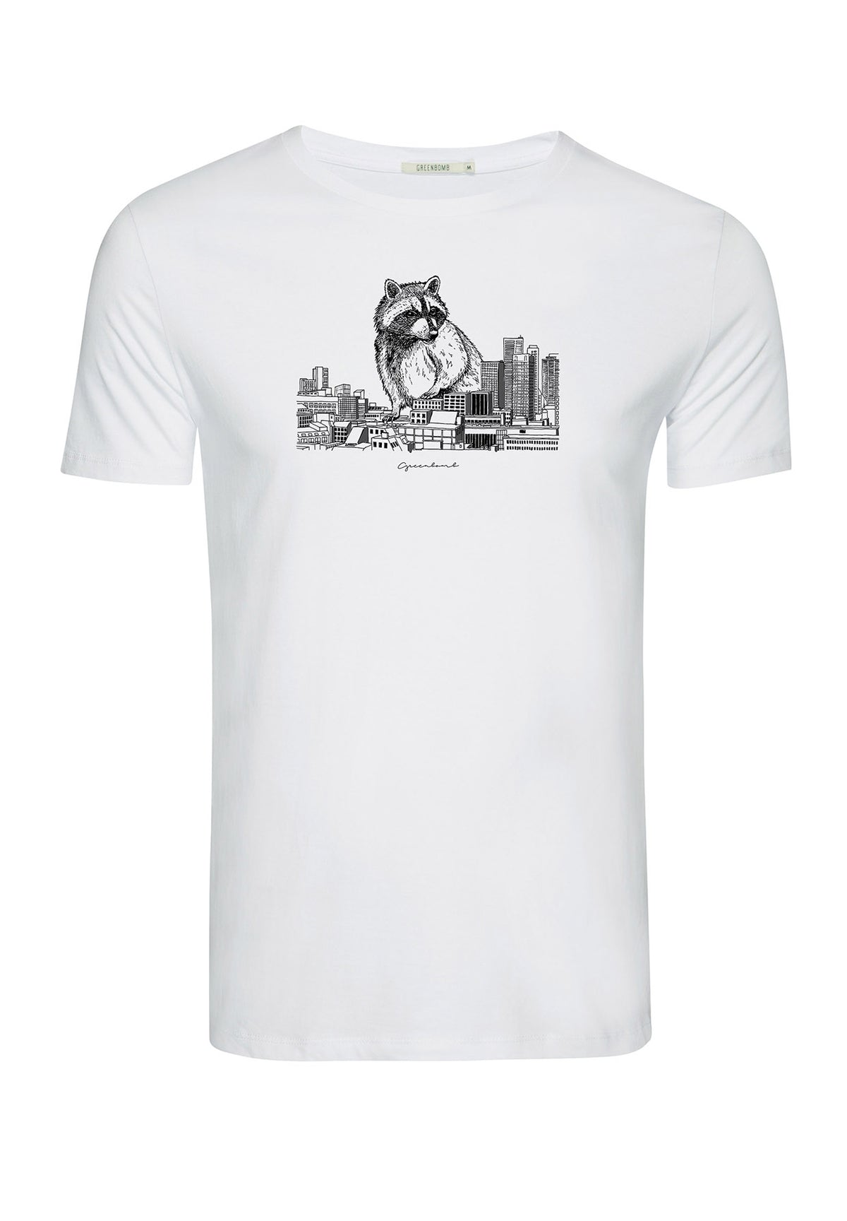 White: Sportliches T-Shirt aus Bio-Baumwolle für Herren [6557]