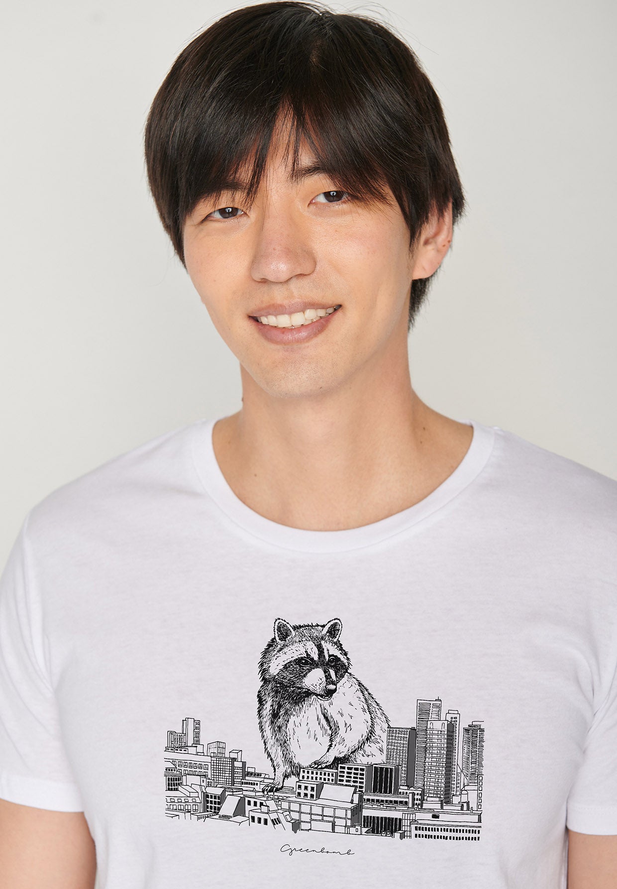 White: Sportliches T-Shirt aus Bio-Baumwolle für Herren [6560]