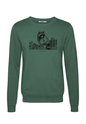 Bottle Green: Gemütliches Sweatshirt aus Bio-Baumwolle für Herren [6576]