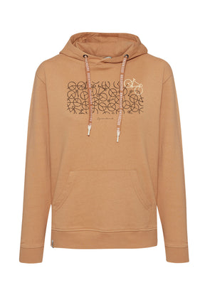 Brauner Gemütlicher Hoodie aus Bio-Baumwolle für Damen (5)