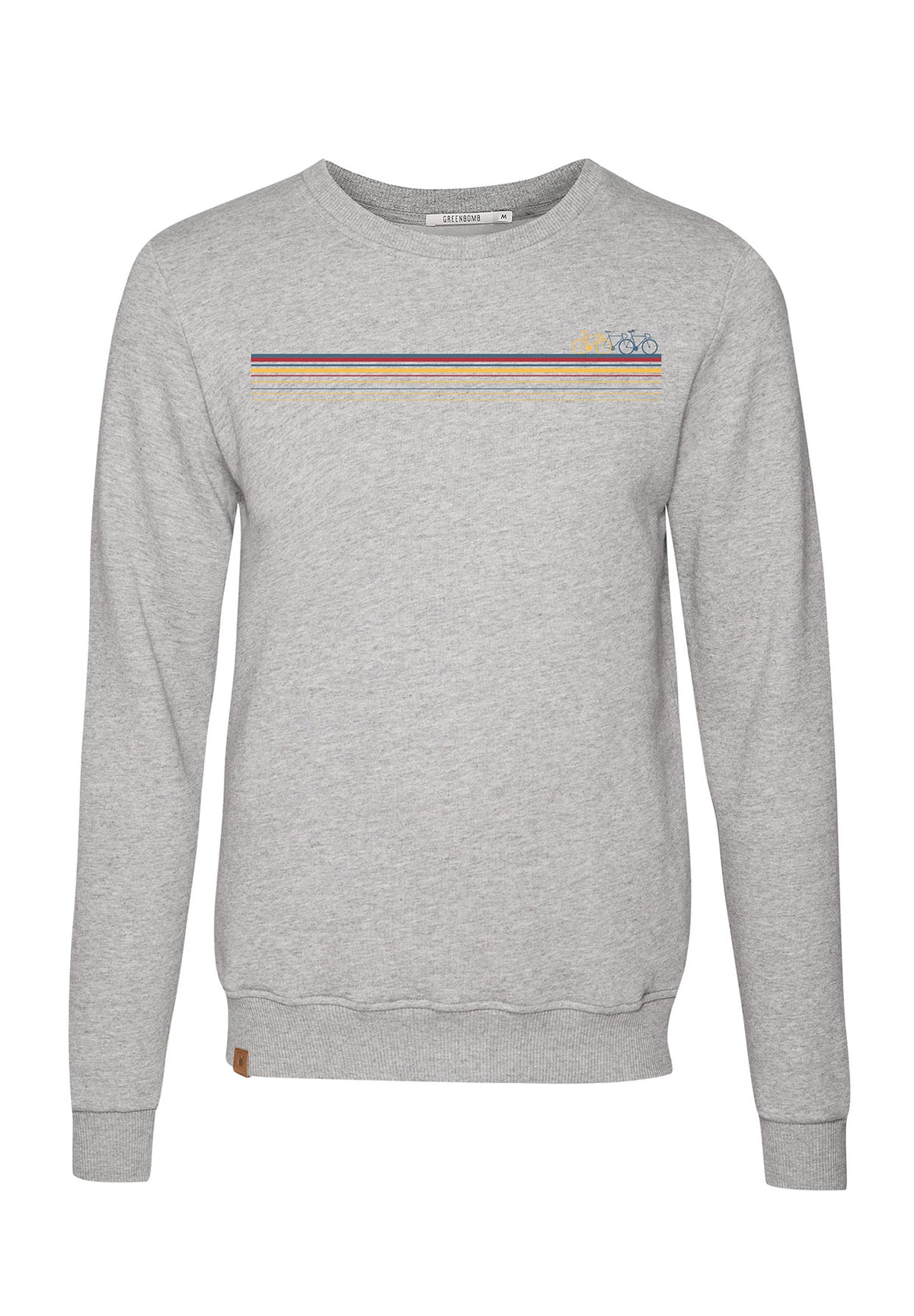 Heather Grey: Gemütliches Sweatshirt aus Bio-Baumwolle für Herren [6646]