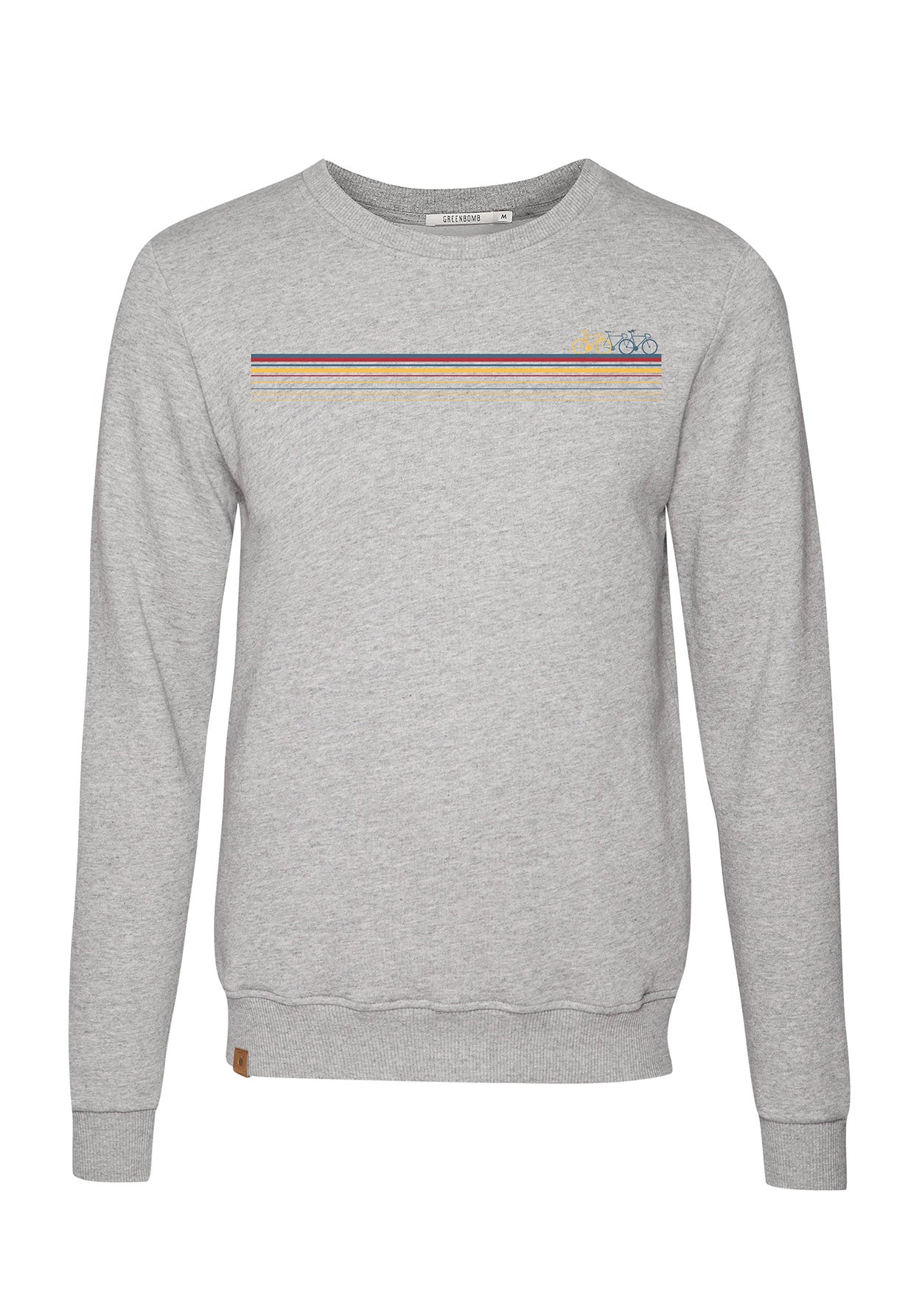 Heather Grey: Gemütliches Sweatshirt aus Bio-Baumwolle für Herren [6646]