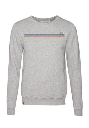 Heather Grey: Gemütliches Sweatshirt aus Bio-Baumwolle für Herren [6646]
