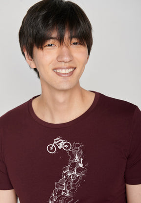 Velvet Rain: Sportliches T-Shirt aus Bio-Baumwolle für Herren [6710]