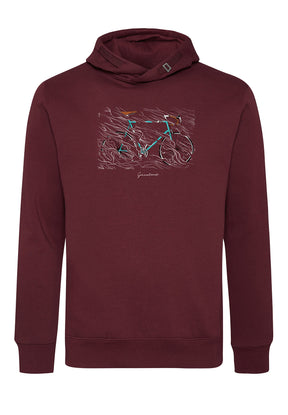 Velvet Rain: Kuschliger Hoodie aus Bio-Baumwolle für Herren [6831]
