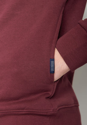 Velvet Rain: Kuschliger Hoodie aus Bio-Baumwolle für Herren [6835]