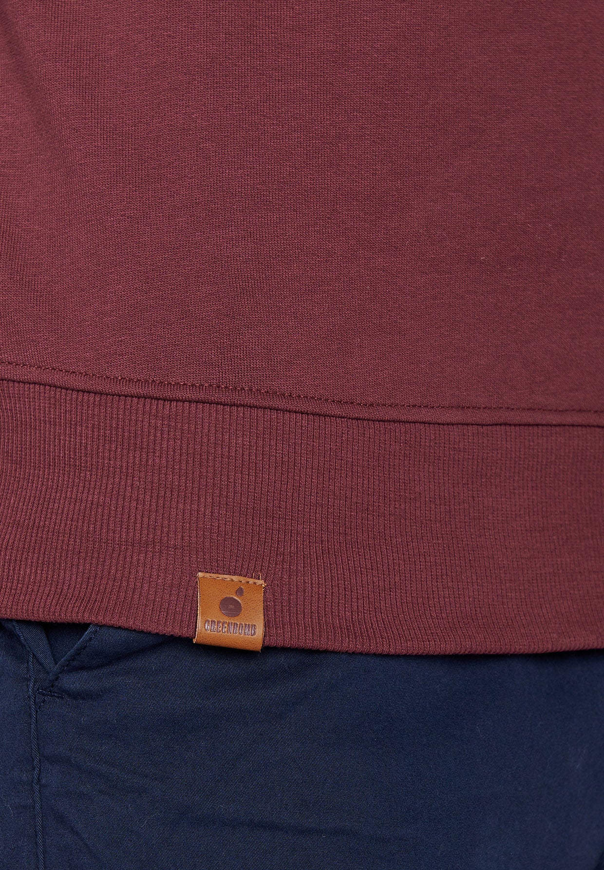 Velvet Rain: Gemütliches Sweatshirt aus Bio-Baumwolle für Herren [6979]