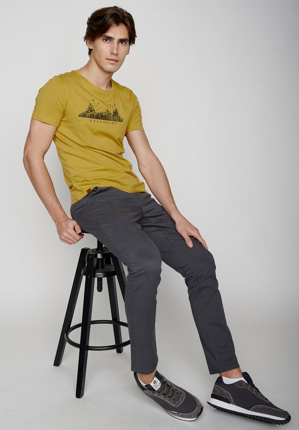 Yellow Cab: Sportliches T-Shirt aus Bio-Baumwolle für Herren [6986]